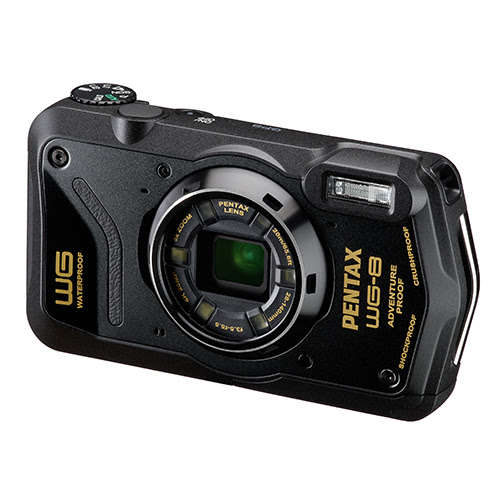 Pentax WG-8 4K Rugged Waterproof Camera (Black)