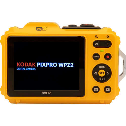 Kodak PIXPRO WPZ2 Digital Camera (Yellow) Bundle