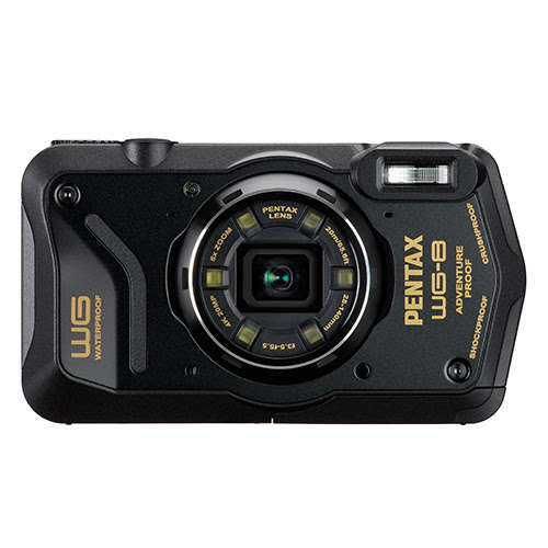 Pentax WG-8 4K Rugged Waterproof Camera (Black)