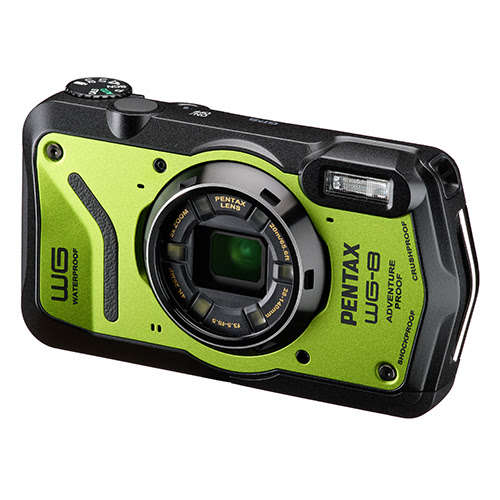 Pentax WG-8 4K Rugged Waterproof Camera (Green)