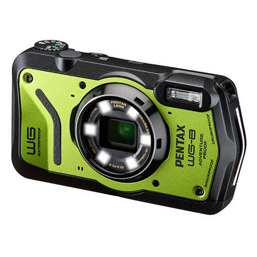 Pentax WG-8 4K Rugged Waterproof Camera (Green)