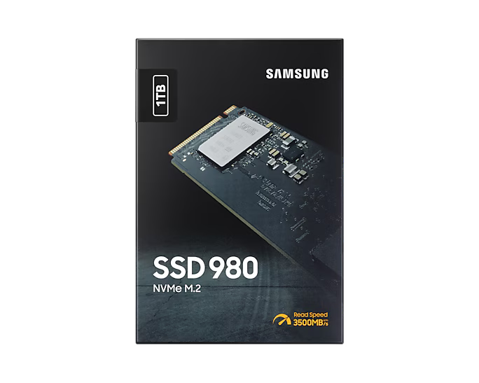 Samsung 980 PCIe 3.0 NVMe M.2 1TB Solid State Drive