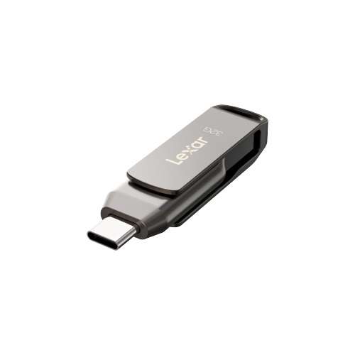 Lexar® JumpDrive® Dual Drive D400 32GB USB 3.1 Type-C Flash Drive
