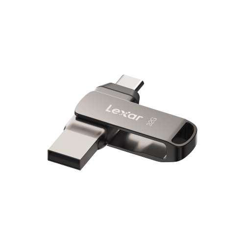 Lexar® JumpDrive® Dual Drive D400 32GB USB 3.1 Type-C Flash Drive