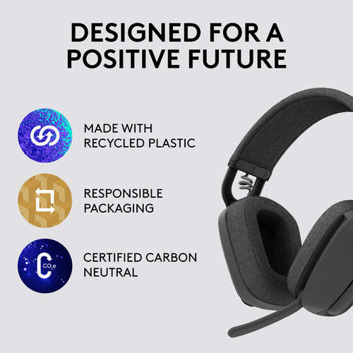 Logitech ZONE VIBE 100 Wireless Headset 981-001213 (Graphite)