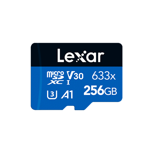 Lexar 633x 256GB microSDHC/microSDXC UHS-I Blue Series Card