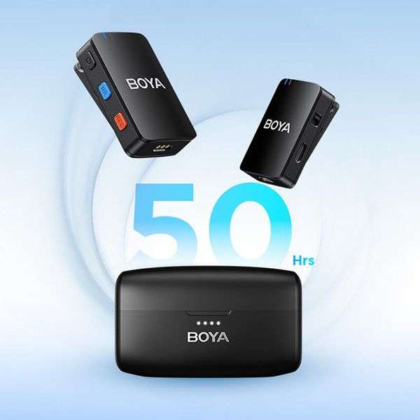 Boya BOYAMIC All-in-One 2.4GHz Wireless Microphone System with Onboard Recording