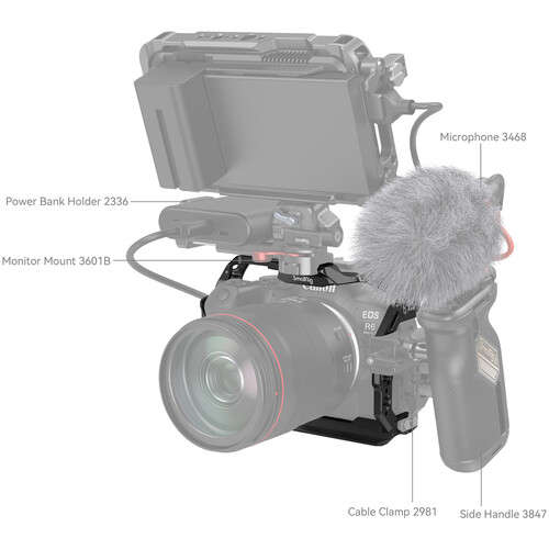 SmallRig Camera Cage For Canon EOS R6 Mark II