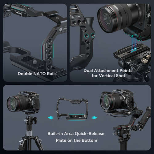 SmallRig Camera Cage For Canon EOS R6 Mark II