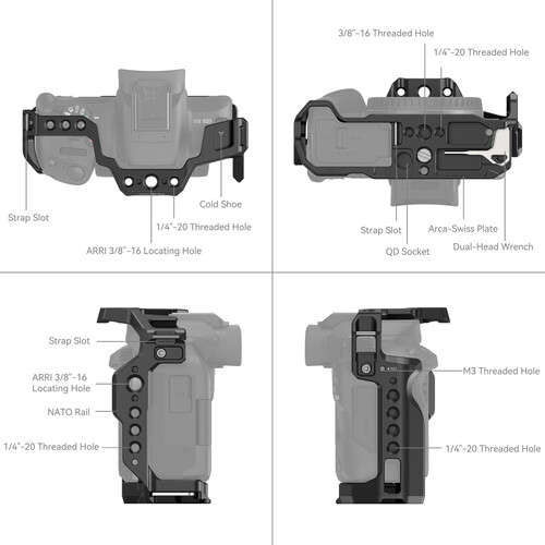 SmallRig Full Camera Cage For Canon EOS R50