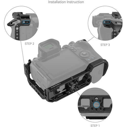 SmallRig "Black Mamba" Camera Cage For Canon EOS R6 Mark II