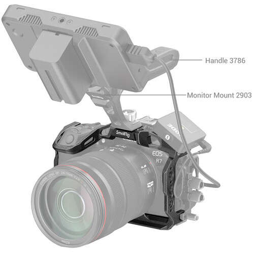 SmallRig "Black Mamba" Camera Cage For Canon EOS R7
