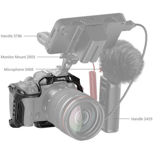 SmallRig "Black Mamba" Camera Cage For Canon EOS R7