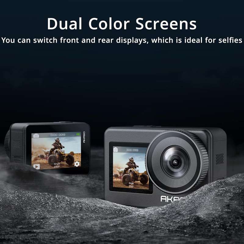AKASO Brave 7 4K 30FPS, 20MP, Wi-fi, Waterproof Action Camera