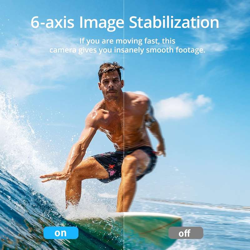 AKASO Brave 7 4K 30FPS, 20MP, Wi-fi, Waterproof Action Camera