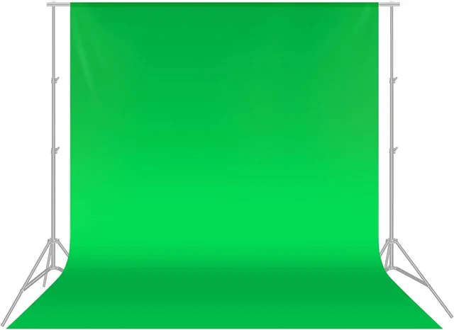 Neewer 3x6m Chroma-Key Green Muslin Cotton Photography Backdrop