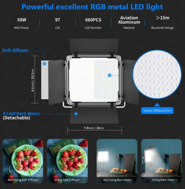 Neewer 660 PRO RGB LED Constant Light