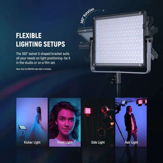 Neewer RGB1200 60W RGB LED Video Light