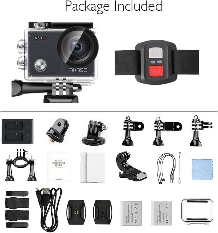 AKASO V50X 4x Zoom, Waterproof Action Camera