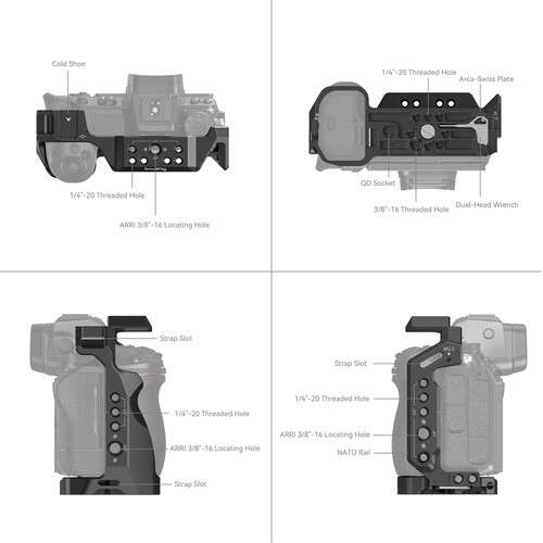 SmallRig Cage for Nikon Z5, Z6, Z7, Z6 II, Z7 II Cameras