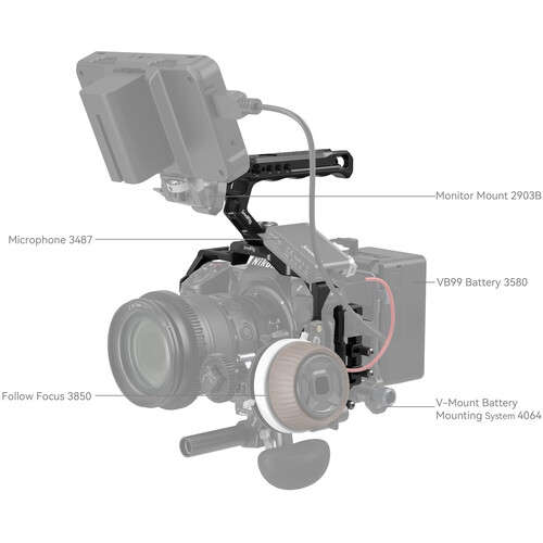 SmallRig Handheld Camera Cage Kit for Nikon Z8 Cameras