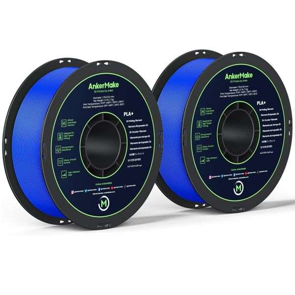 AnkerMake PLA+ Filament Blue 2-Pack