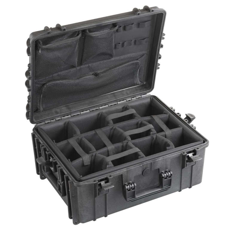 Stage Plus PRO 540H245CAMORG Black Carry Case, Padded Dividers + Lid Organizer, ID