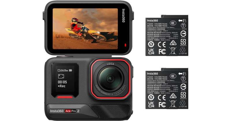 Insta360 Ace Pro 2 Action Camera Dual Battery Bundle