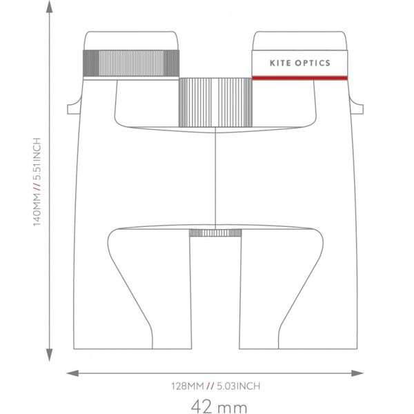 Kite Optics Lynx HD+ 10x42 Binocular