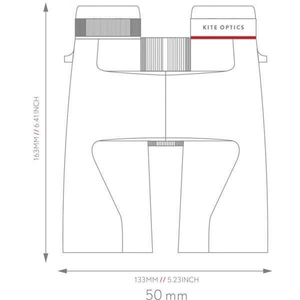 Kite Optics Lynx HD+ 10x50 Binocular