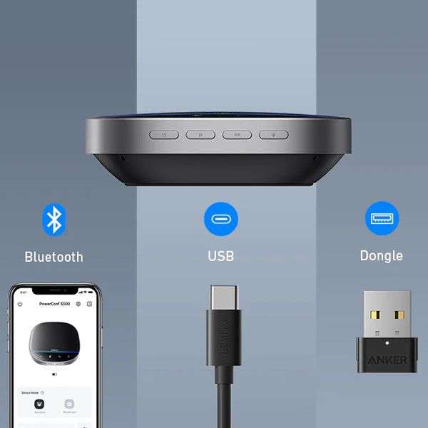 Anker PowerConf S500 Speakerphone Black