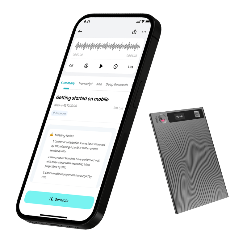 Mobvoi TicNote AI Voice Recorder