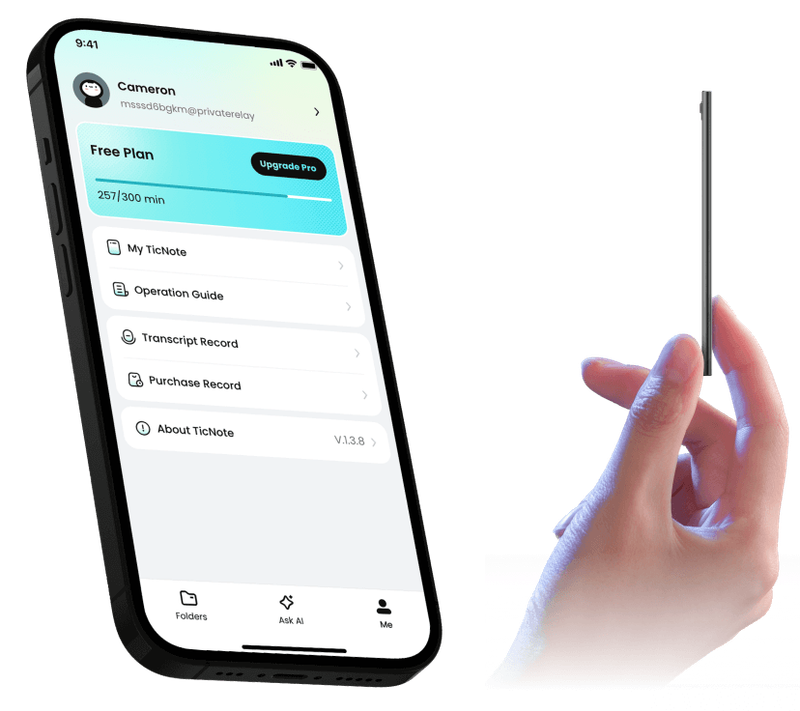 Mobvoi TicNote AI Voice Recorder