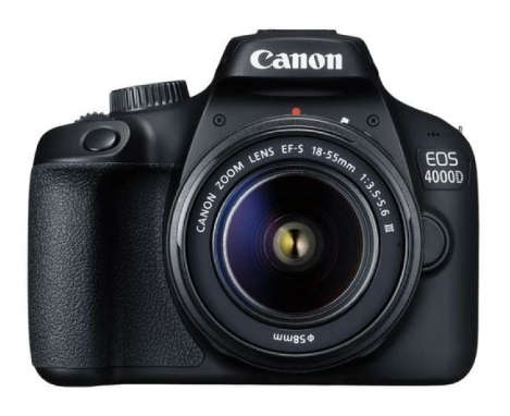 Canon EOS 4000D + EF-S 18-55mm f/3.5-5.6 III Lens (Used)