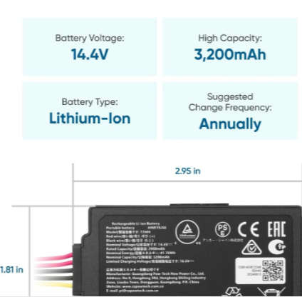 Eufy CLEAN RoboVac Omni C20 Replacement Battery Pack