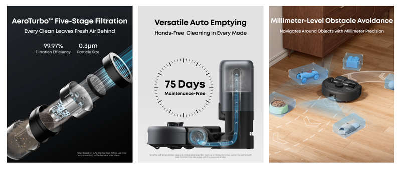 Eufy CLEAN RoboVac 3-IN-1 E20 Vacuum Cleaner