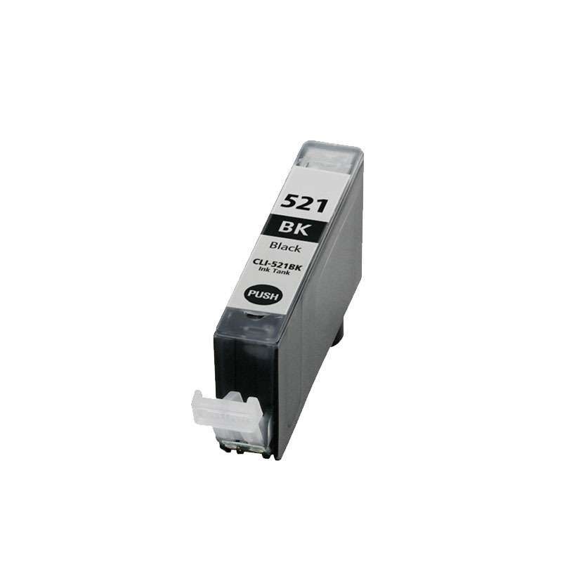 Black Canon CLI-521BK Compatible Ink Cartridge