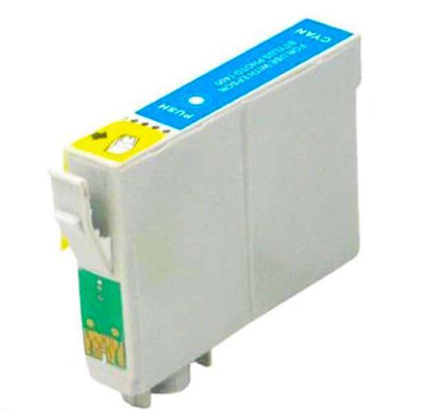 Cyan Epson T0802 Compatible Ink Cartridge