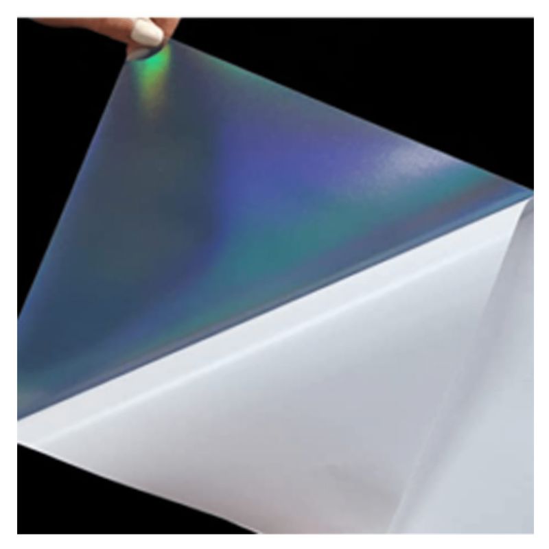 Waterproof Semi-Clear holographic printable vinyl