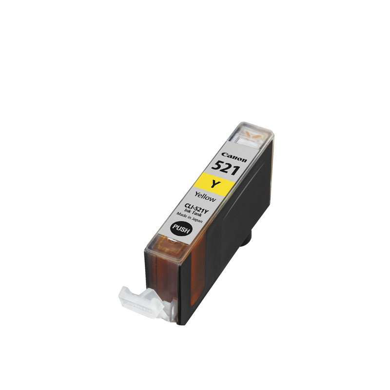 Yellow Canon CLI-521Y Compatible Ink Cartridge