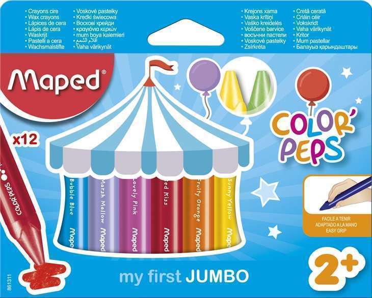 MAPED Wax Crayons