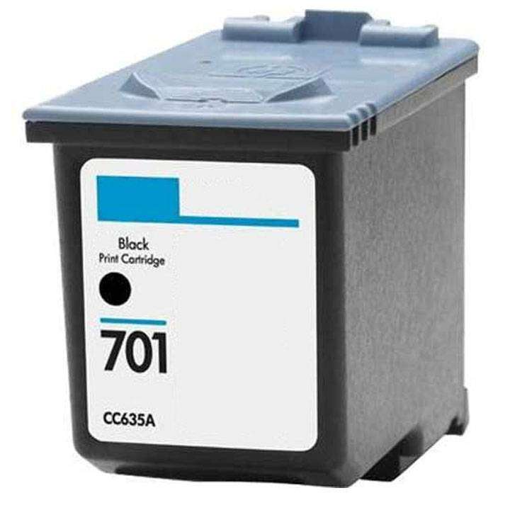 Black HP 701 Compatible Ink Cartridge
