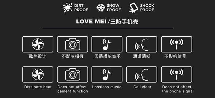 Love Mei Powerful Samsung Galaxy S8 Plus Protective Case