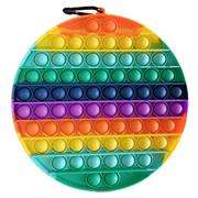 Sceedo Pop It Bubble Circle Fidget  Rainbow No Packaging