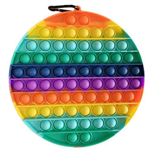 Sceedo Pop It Bubble Circle Fidget  Rainbow No Packaging