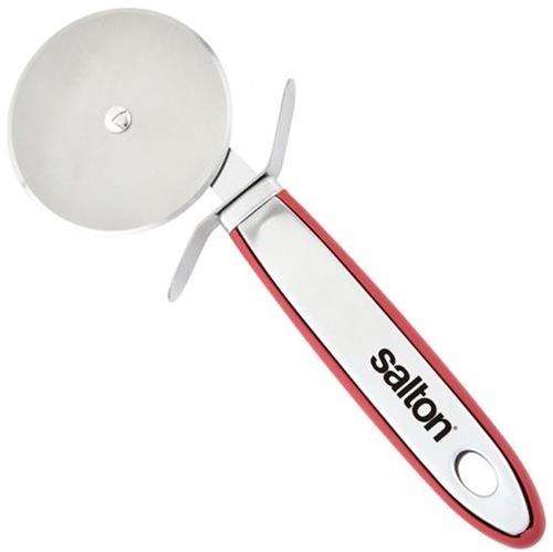 Salton Pizza Wheel Cutter- Food Safe Grade Effortless Cutting Sharp Stainless Steel Blade And Hea...