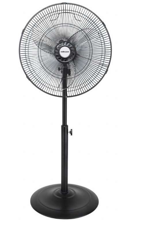 Mellerware 40cm Pedestal Steel Fan -"Elegant Breeze" 3 Speed Selection Oscillating Fan Head 40cm ...