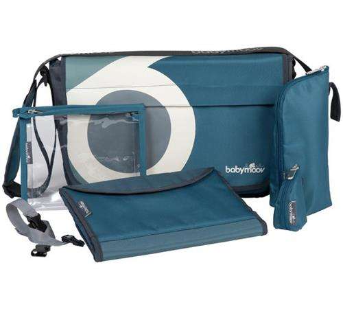 Babymoov Messenger Changing Bag - Zen Blue 1 detachable changing mat pocket with changing surface...