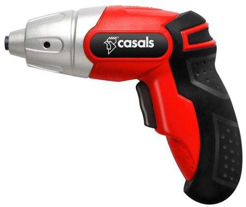 Casals Cordless Screwdriver 10 Piece Set-Power Input 3.6 Volts Rechargeable 1.3aH Lithium Ion Bat...