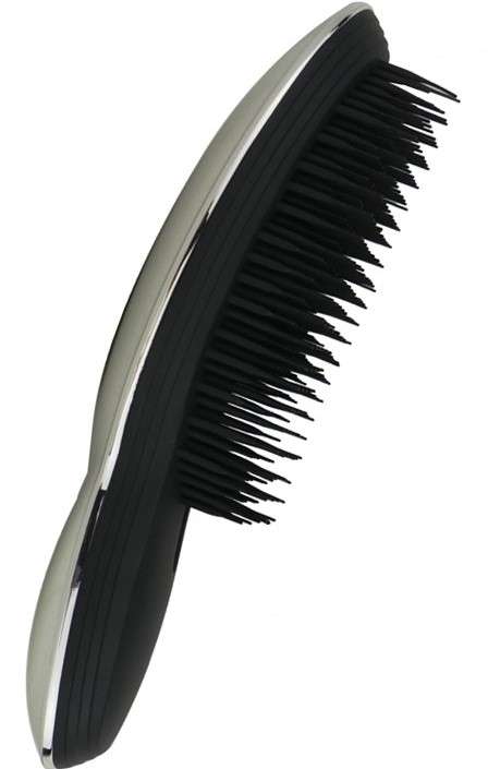 Prescott Finishing Hairbrush - Classic Oval Shape Metallic Silver Ergonomic Handle In Top Quality...